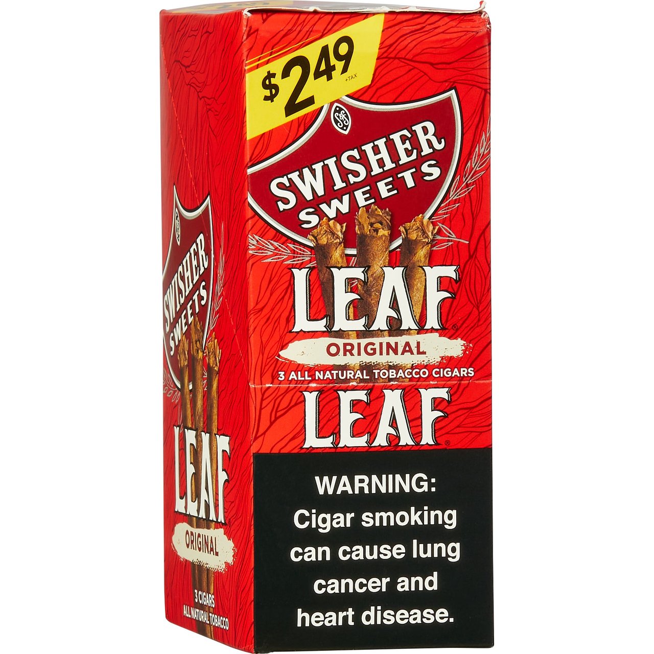 Swisher Sweets Leaf Original Cigars, 10 Pouches of 3 ct - Image 1