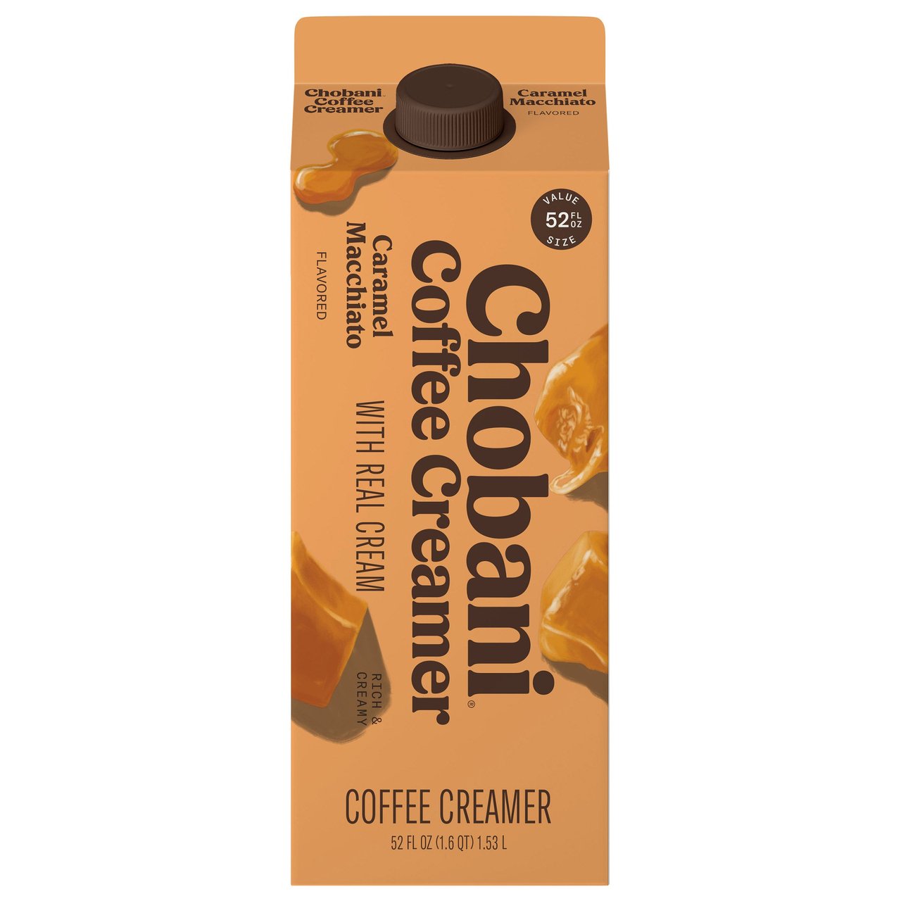 Chobani Caramel Coffee Creamer, 52 fl oz - Image 1