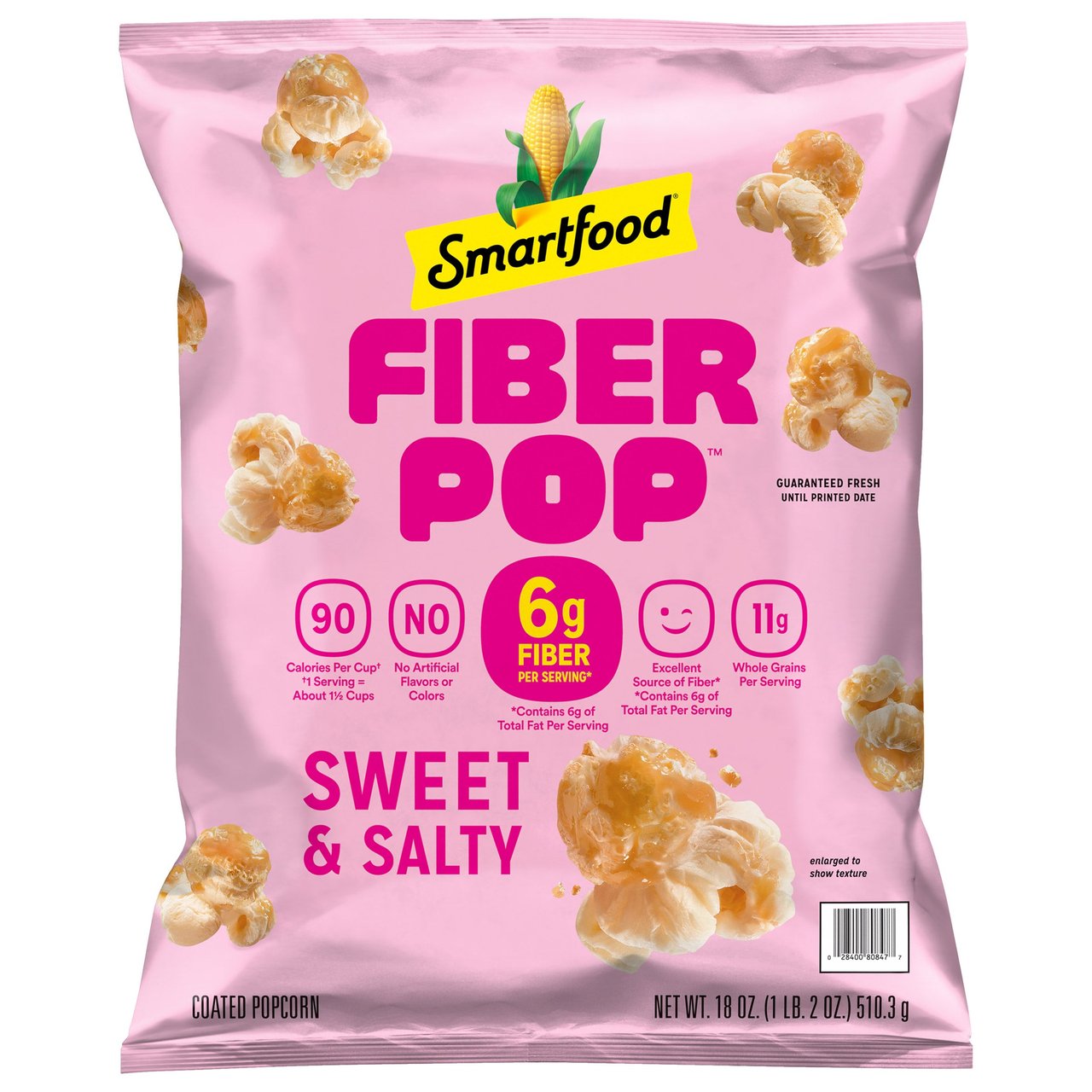 Smartfood Fiber Pop Sweet & Salty Popcorn 18 oz - Image 1