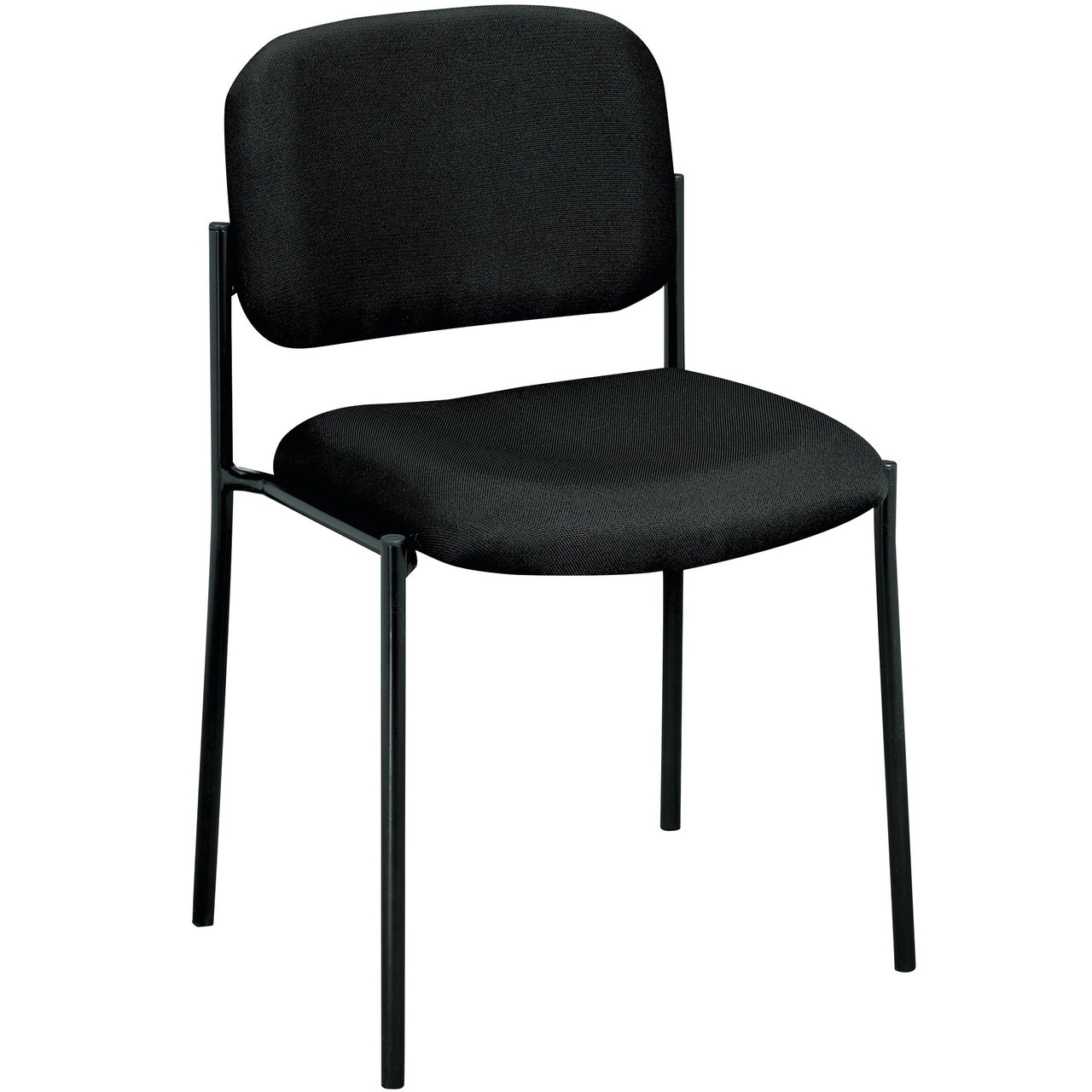 Basyx by HON VL606 Stacking Guest Chair, No Arms, Black (BSXVL606VA10) - Image 1