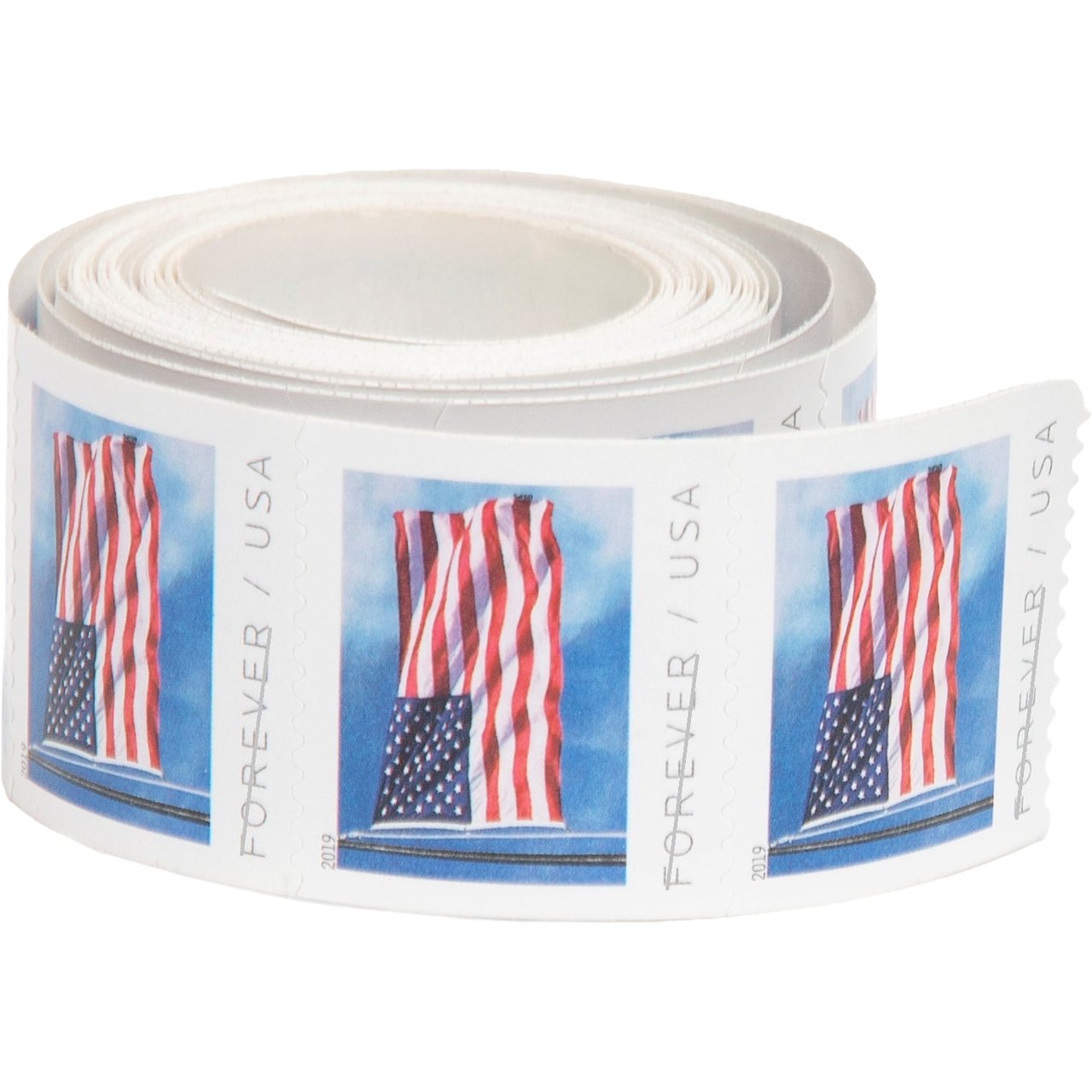 USPS 1st Class Stamps "Flag Stamp" 100 CT Roll/Forever