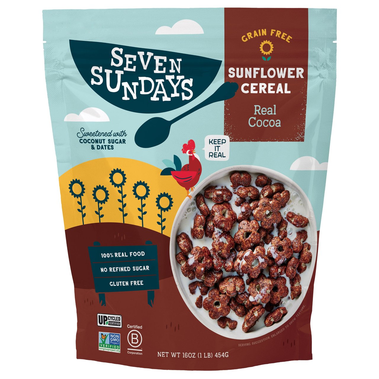 Seven Sundays Real Cocoa Grain Free Cereal 16 oz - Image 1