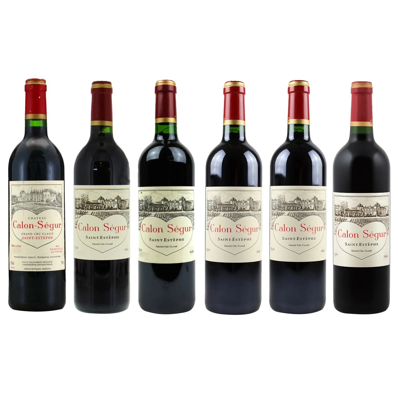 Château Calon Ségur Vertical Gift Set 1998/2003/2005/2006/2009/2010 6-Pack 750 ml - Image 1