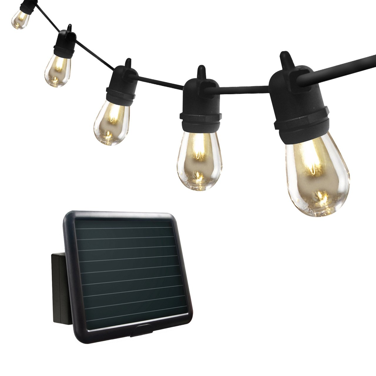 Sunforce 36' 18 LED Solar String Lights - Image 1