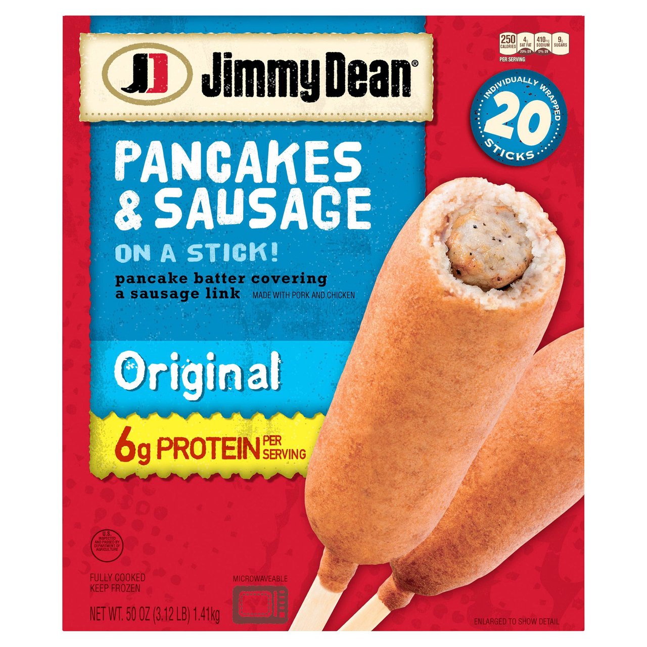Jimmy Dean Pancake and Sausage on a Stick, 20 Count, 50 oz