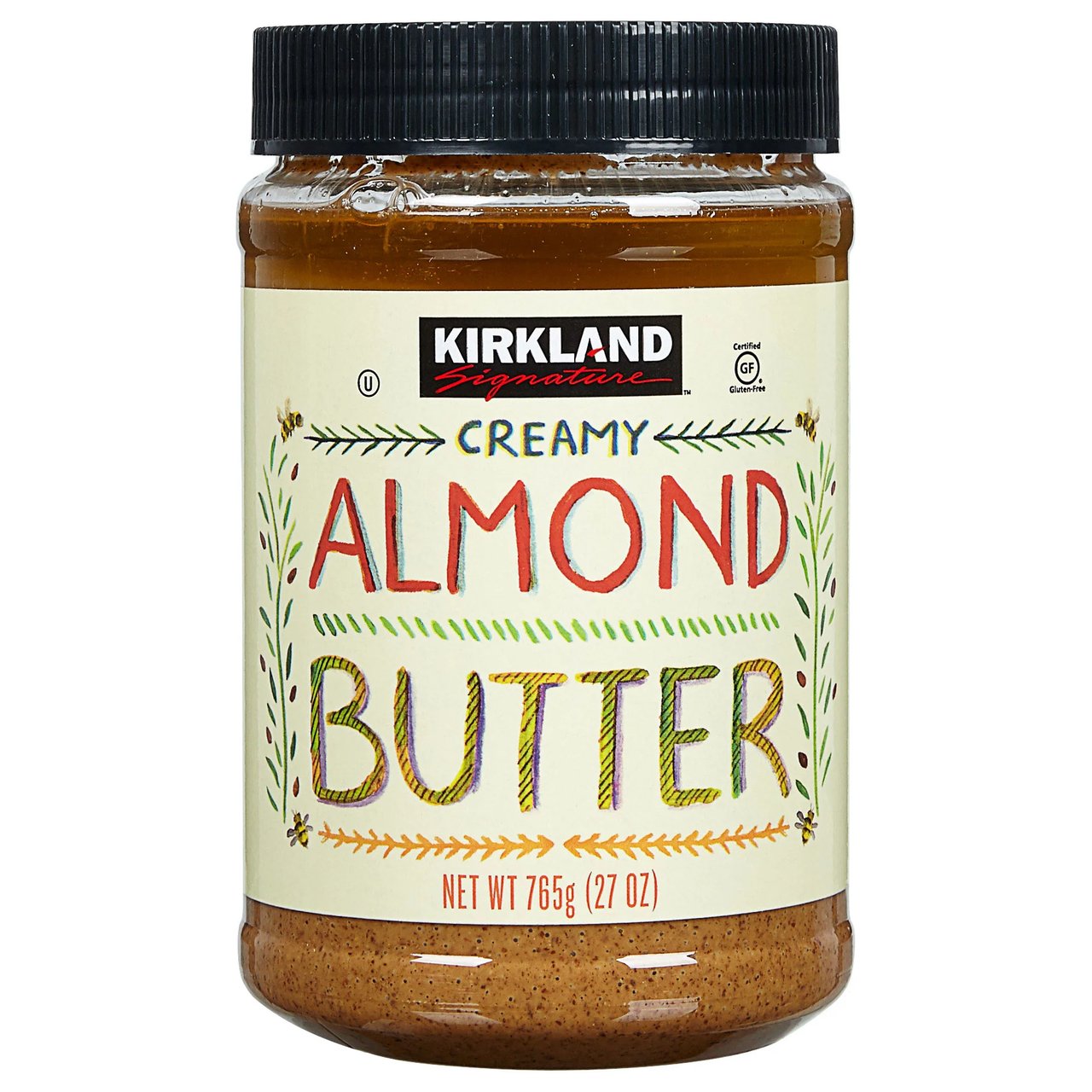 Kirkland Signature Creamy Almond Butter, 27 oz - Image 1