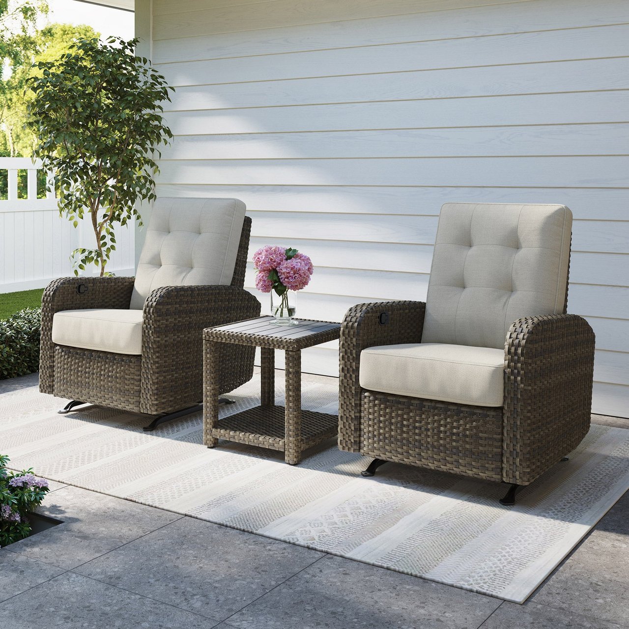 Thomasville Barela 3-Piece Glider Recliner Set - Image 1