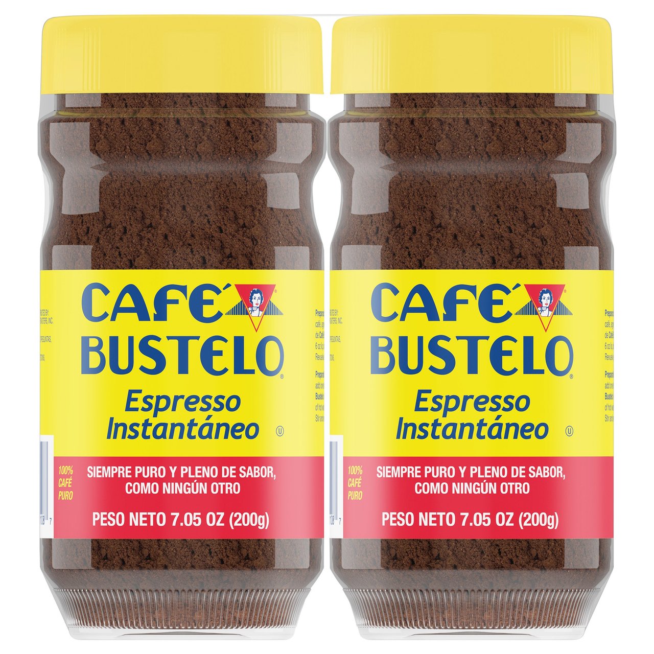 Café Bustelo Espresso Style Instant Coffee, 2 x 7.05 oz (0.88 lbs) - Image 1