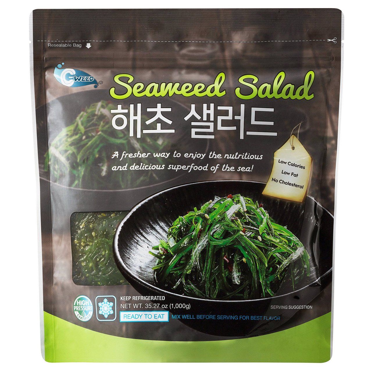 Yewon Seaweed Salad 35.27 oz - Image 1