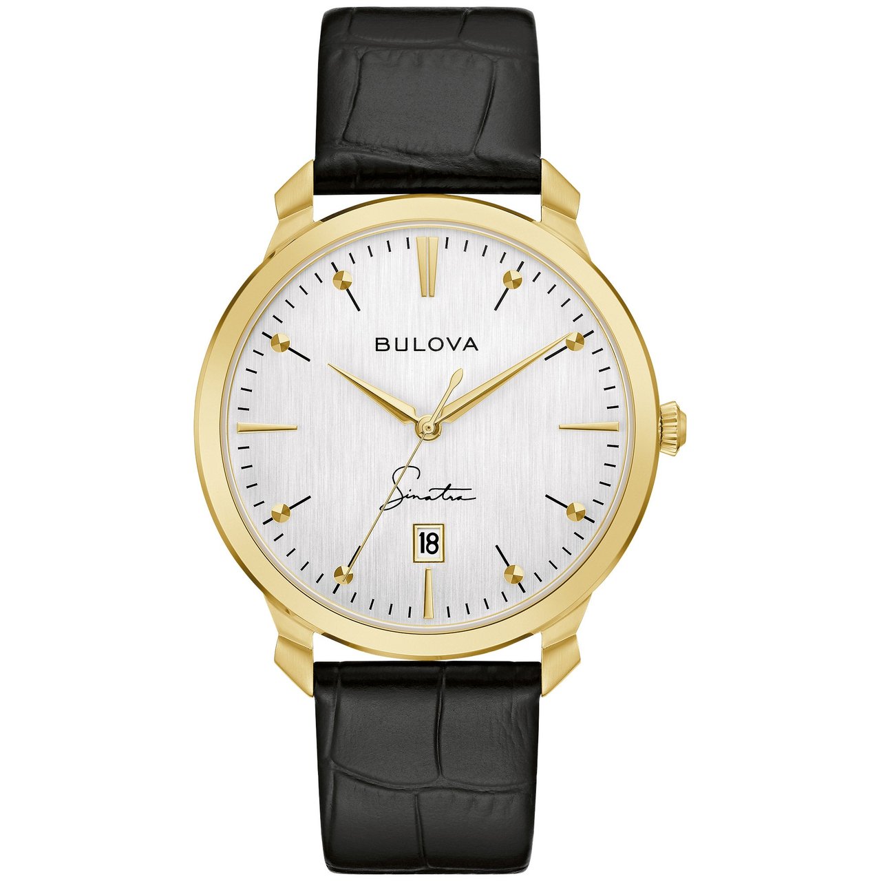 Bulova Frank Sinatra White Dial Quartz Men's Watch - Image 1