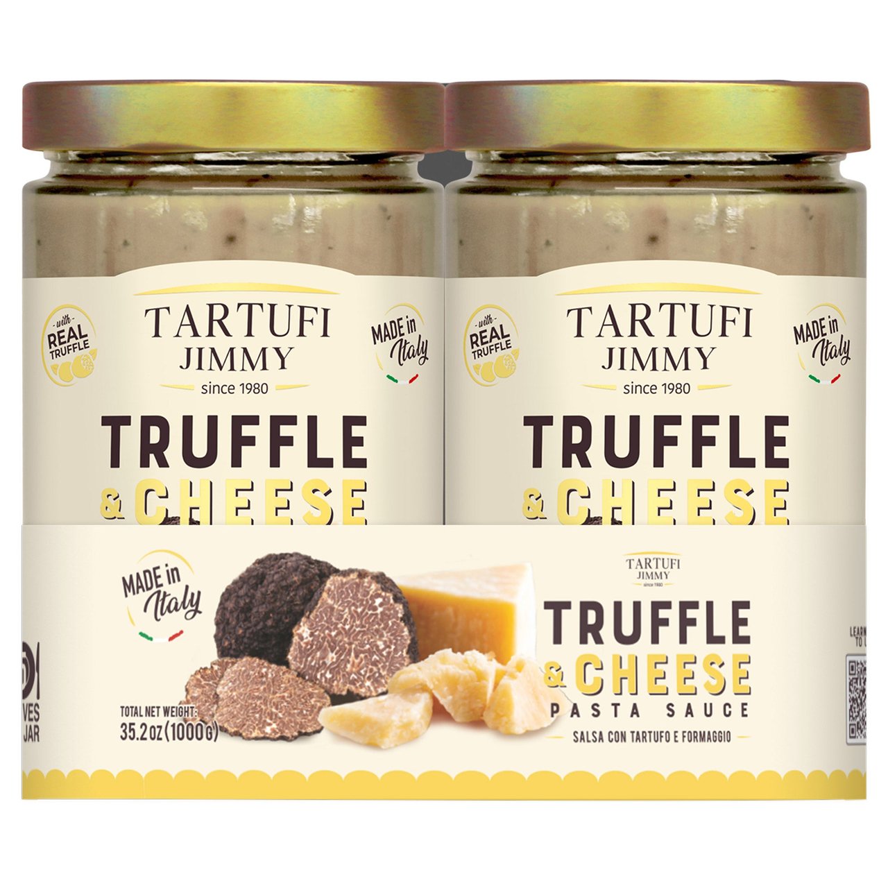 Tartufi Jimmy Truffle & Cheese Sauce 2/17.6 oz - Image 1