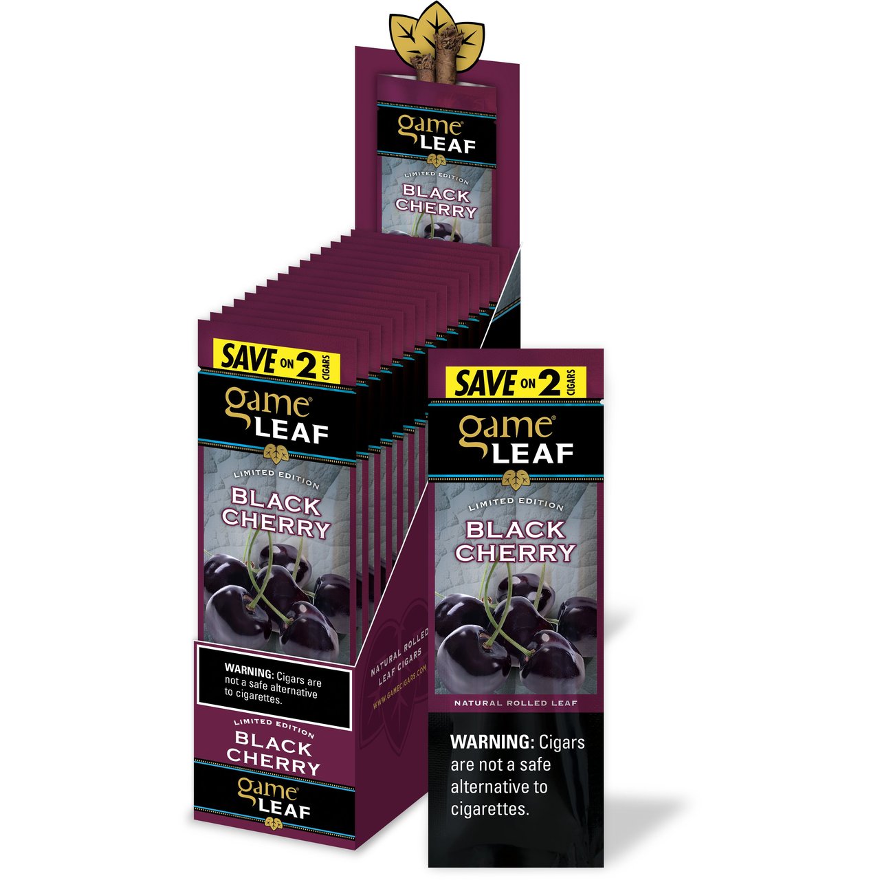 Game Leaf FoilFresh Black Cherry Cigar Save-On-5