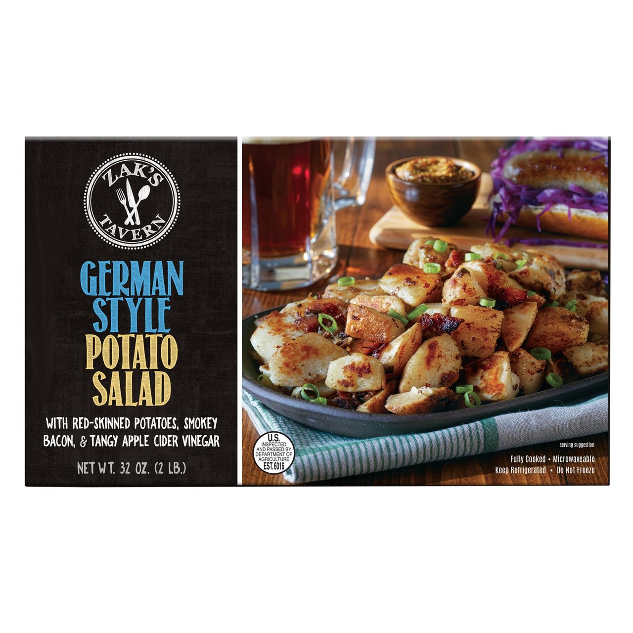 Zak's Tavern German Style Potato Salad, 32 oz Container - Image 1