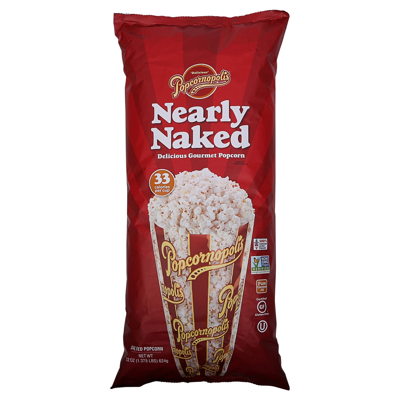 Popcornopolis Nearly Naked Gourmet Popc…