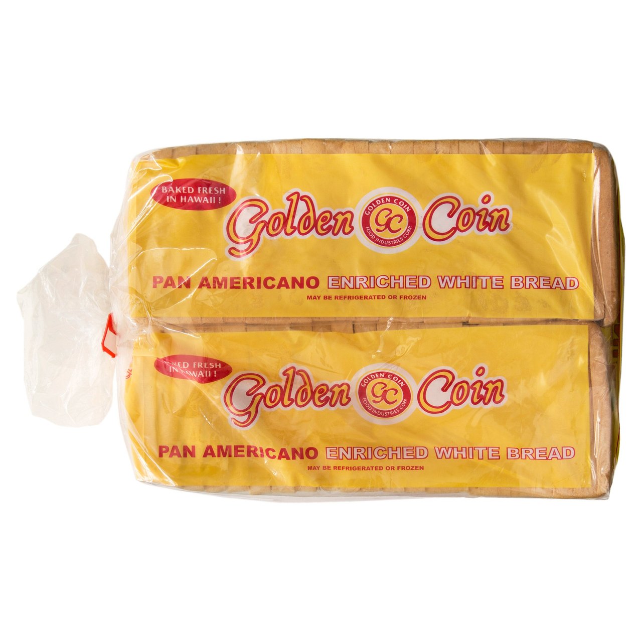 Golden Coin Food Industries Pan Americano White Bread, 2 x 20 oz (2 lb 8 oz) - Image 1