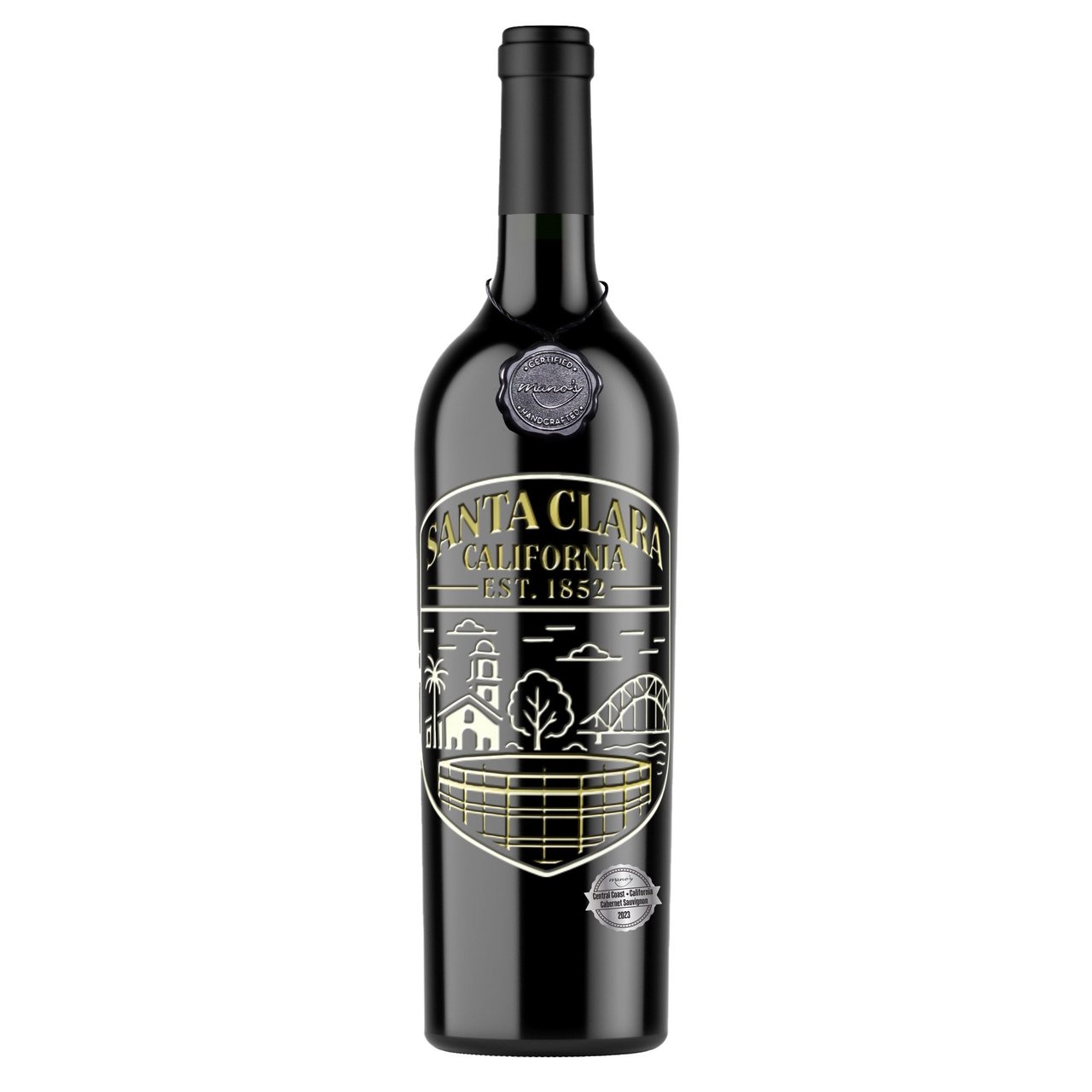 Santa Clara Etched Cabernet Sauvignon Central Coast 750ml - Image 1