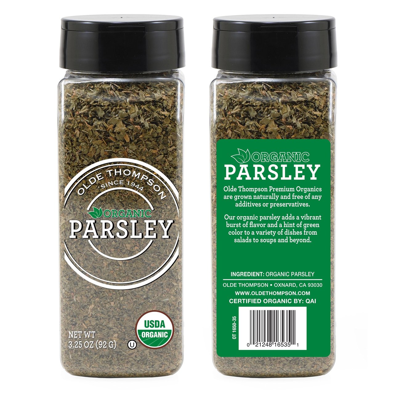 Olde Thompson Organic Parsley, 3.25 Ounces