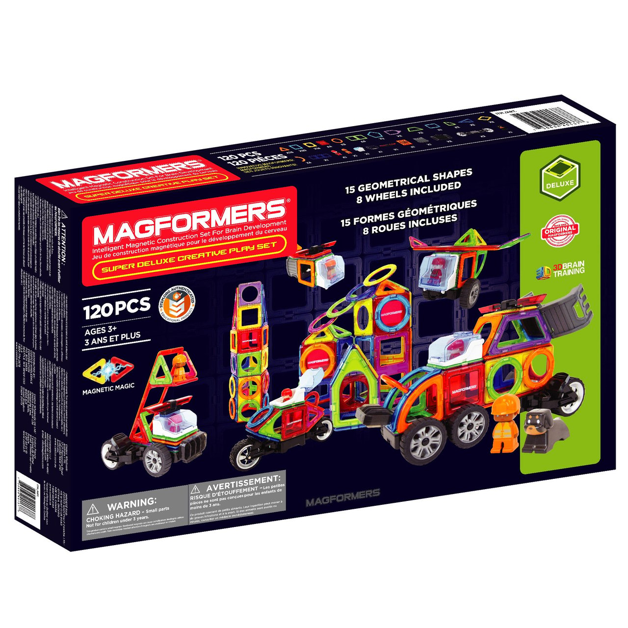 Magformers 120 Piece Deluxe Creative Set - Image 1