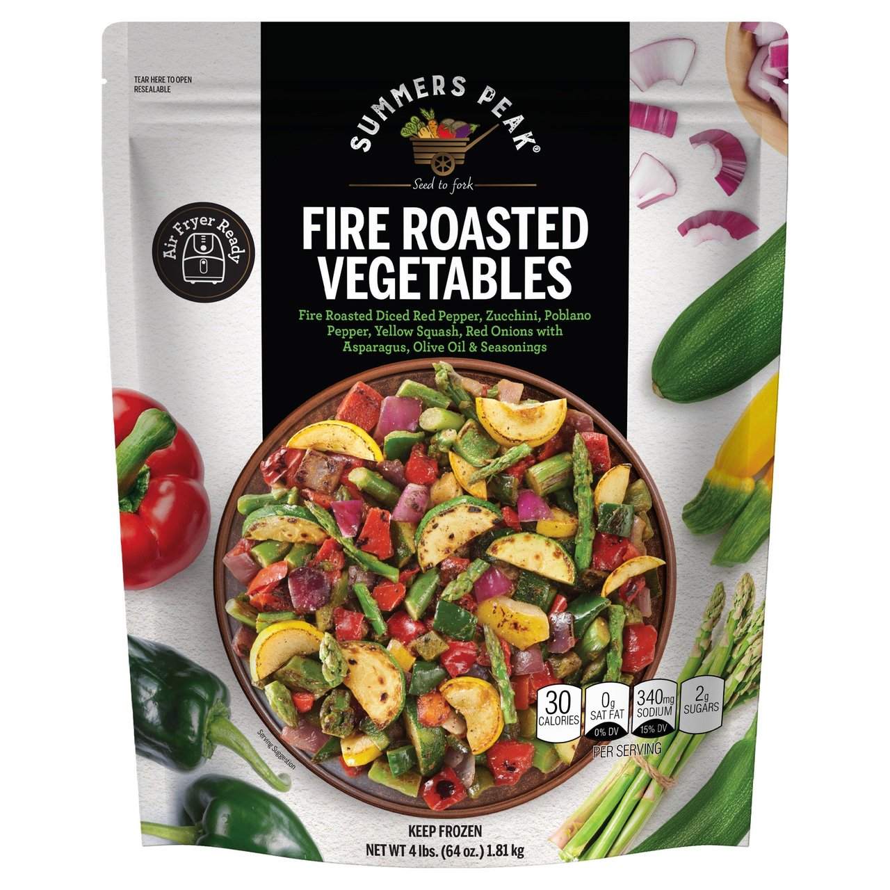 Summers Peak Roasted Vegetable Blend, 4 lbs - Image 1