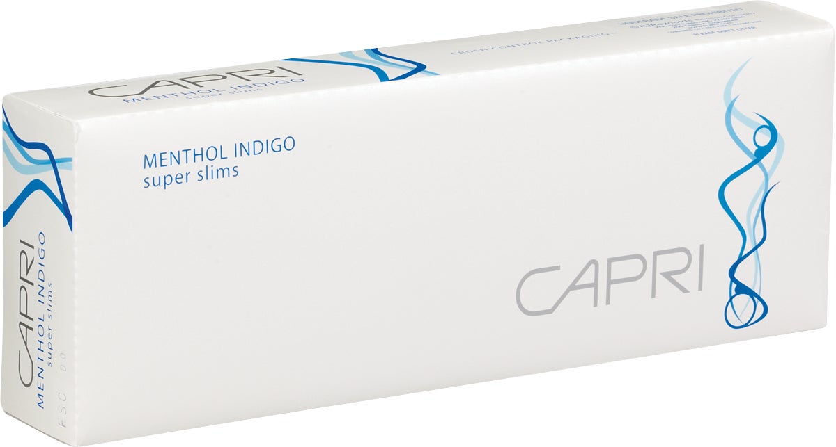 Capri Indigo Menthol Super Slim 100 Box