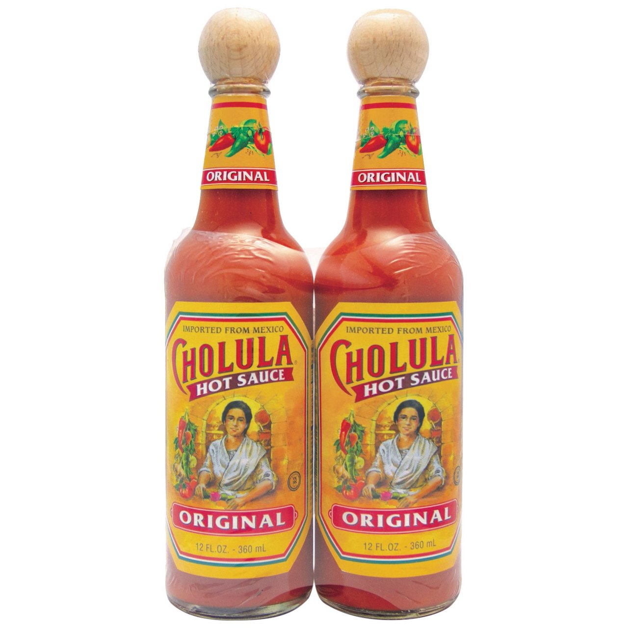 Cholula Hot Sauce 2/12 Ounce Bottles - Image 1