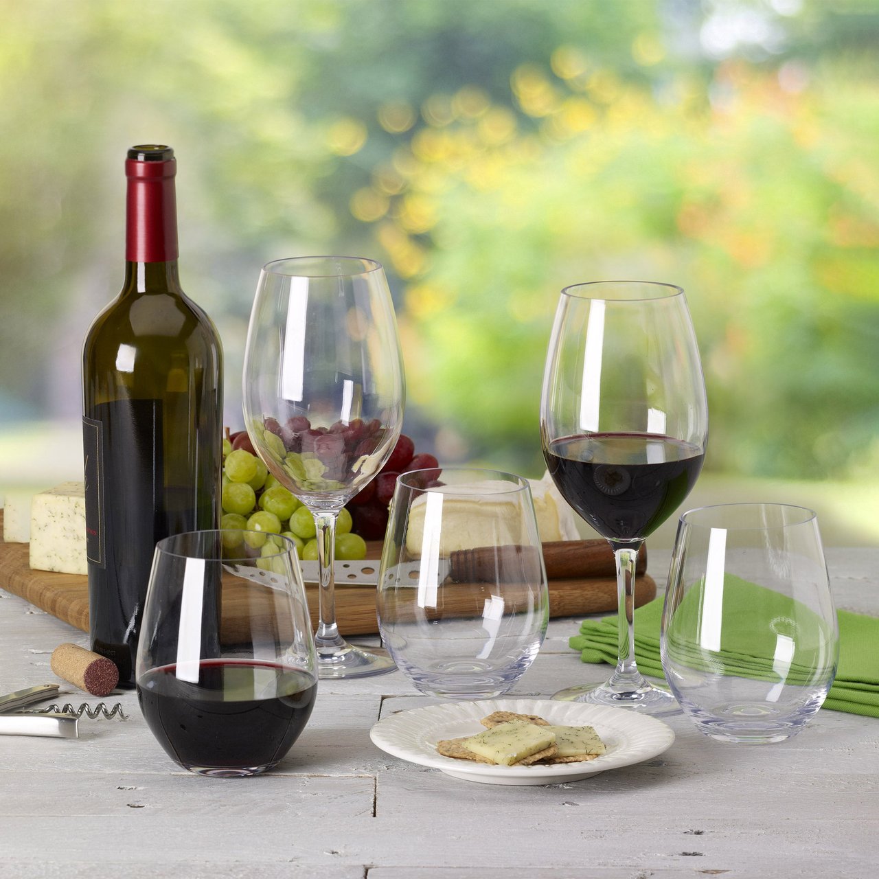Jia Wei Tritan Wine Set, 8-Piece - Image 1