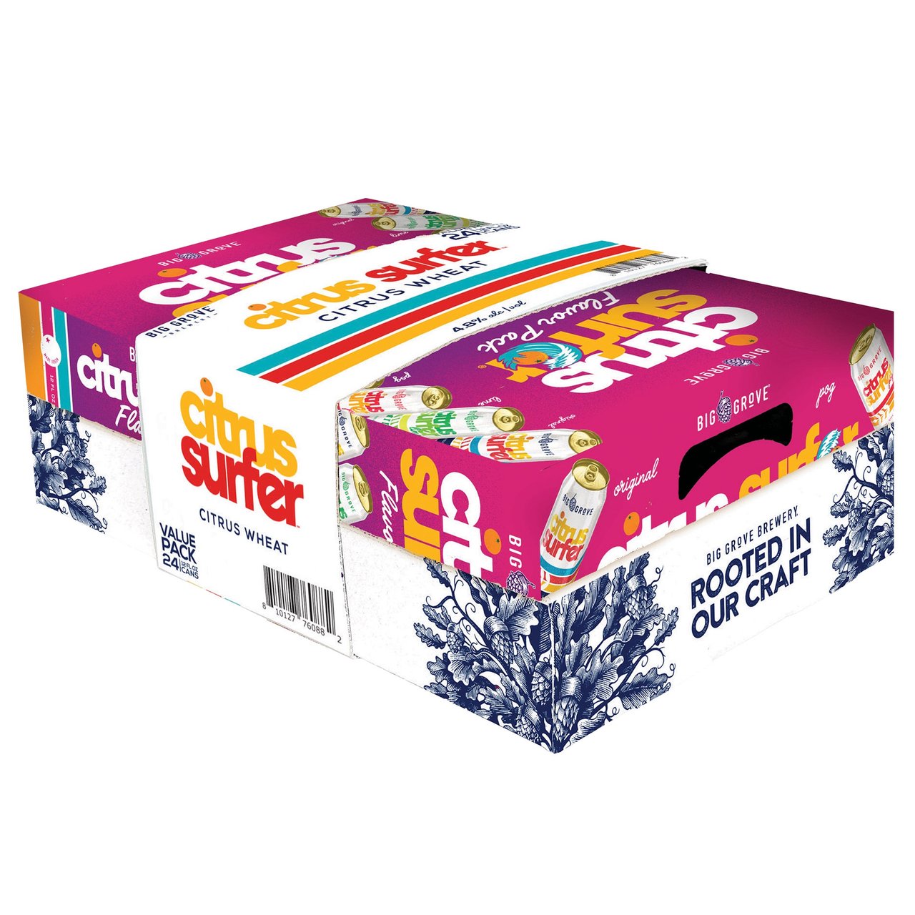Big Grove Citrus Surfer 24/12 Ounce Cans - Image 1