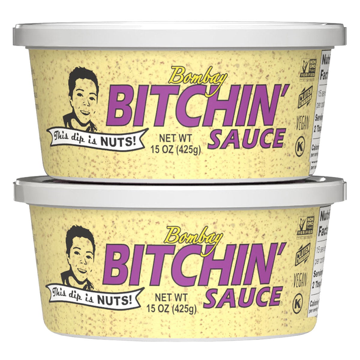 Bitchin' Sauce Bombay, 2 x 15 oz - Image 1