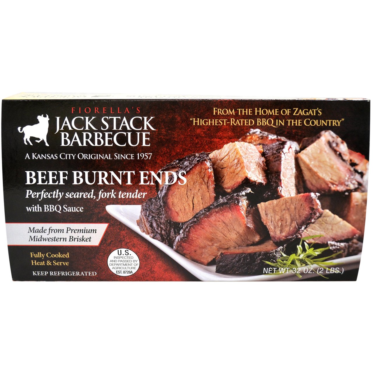 Jack Stack Barbecue Beef Burnt Ends, 2/16 Ounce Packages - Image 1
