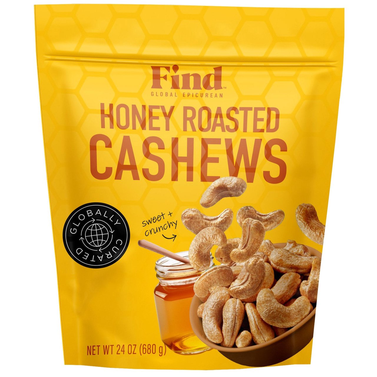 Find Honey Roasted Cashews, 24 oz - Image 1