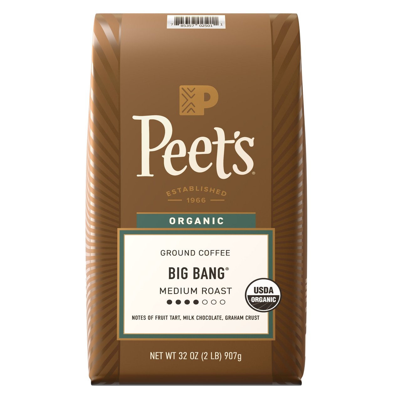 Organic Peet's Coffee Big Bang Blend 32 Ounces - Image 1
