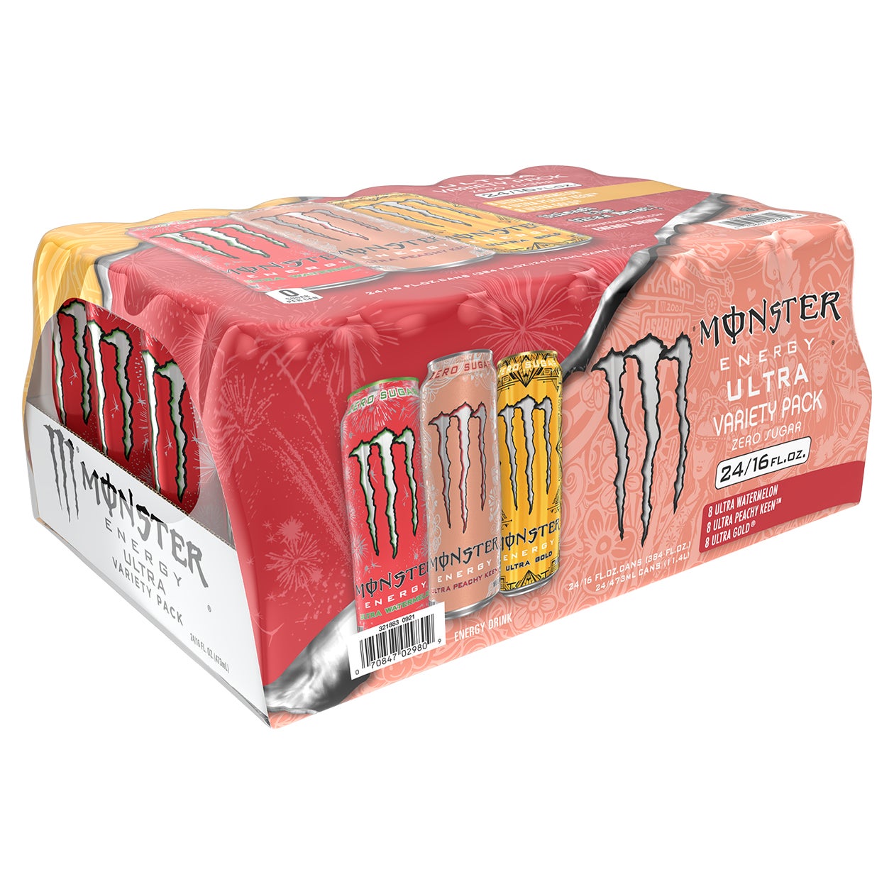 Monster Energy Ultra Variety Pack, 24 Pack, 16 oz