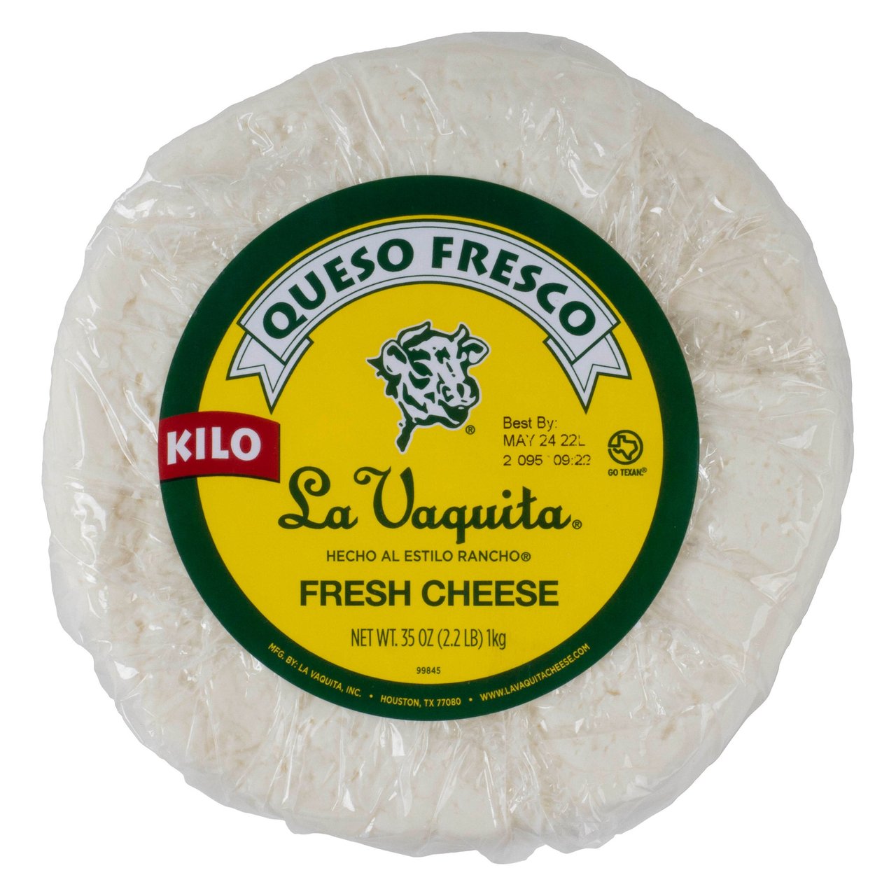La Vaquita Queso Fresco Cheese 2.2 lb - Image 1