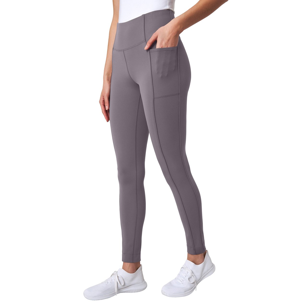 Mondetta Women's Panel Ribbed Legging - Image 1