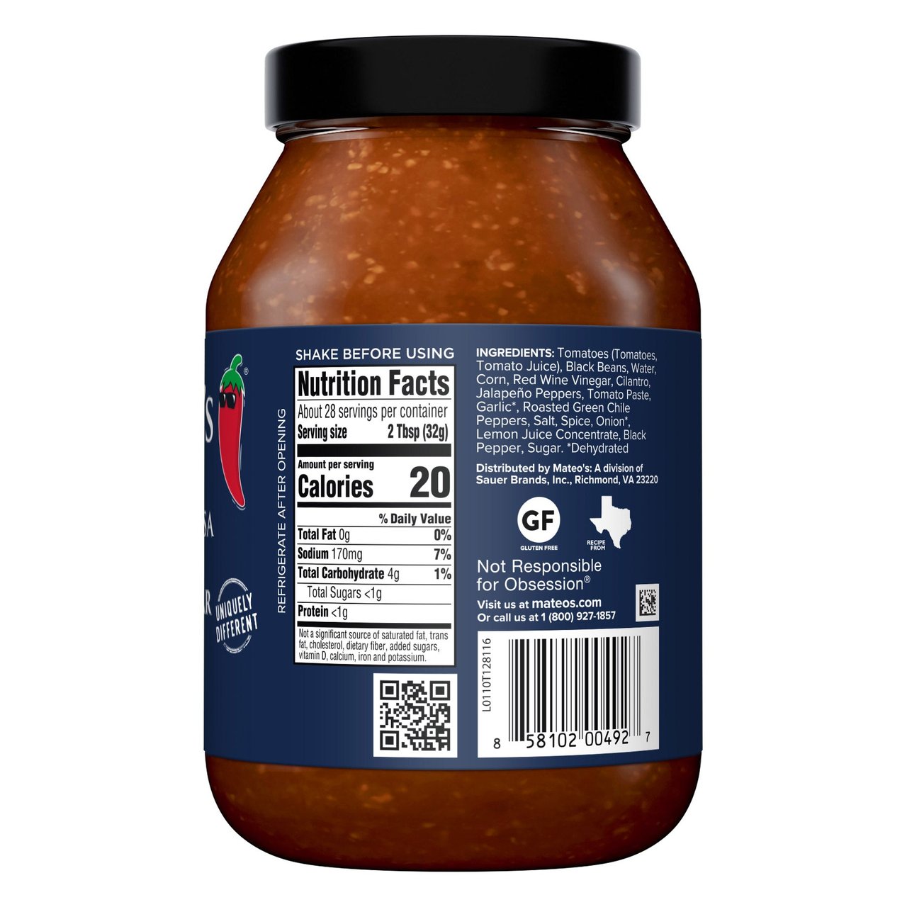 Mateo's Cowboy Caviar Salsa, 32 oz - Image 1