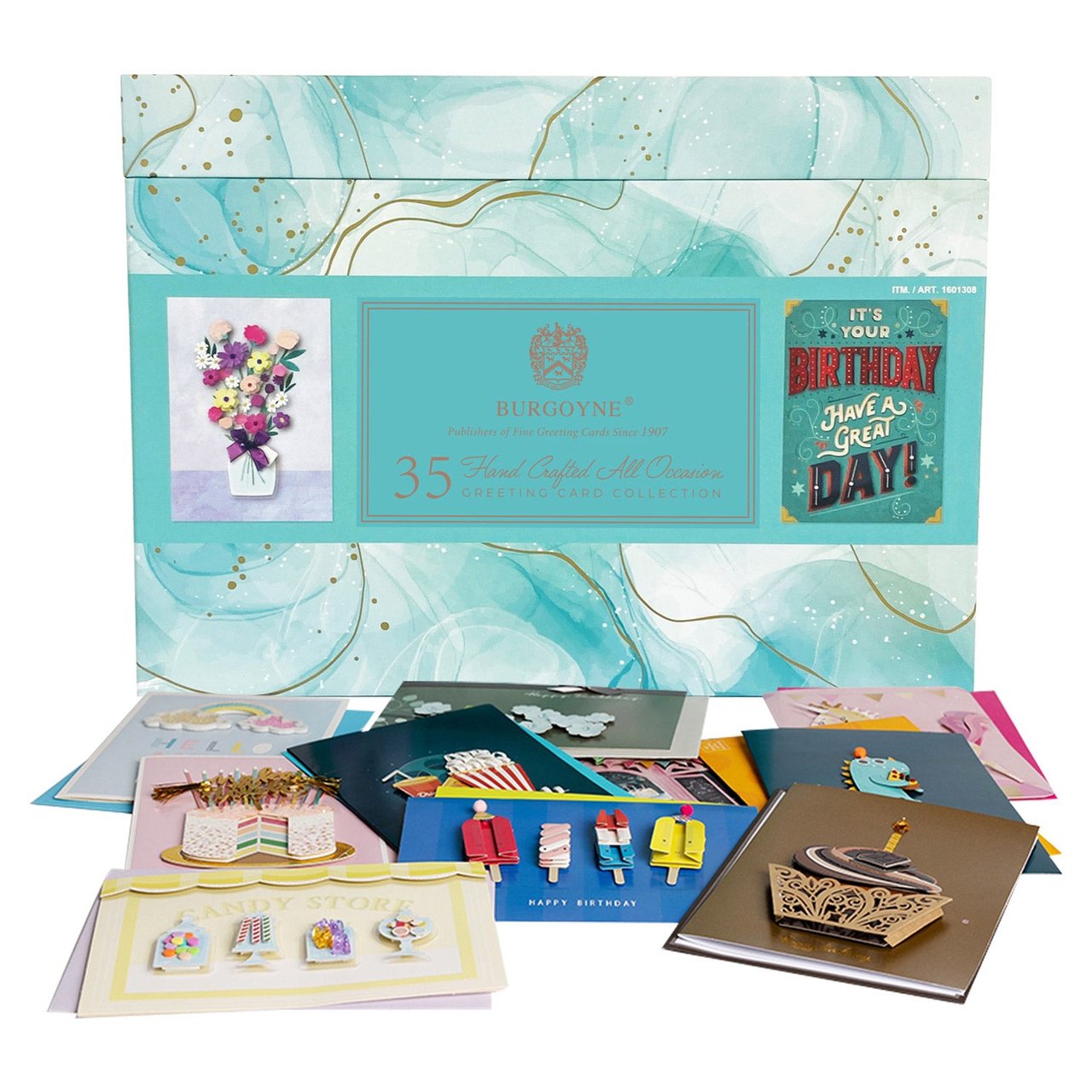 Handmade All Occasion Greeting Cards 35 CT - Image 1