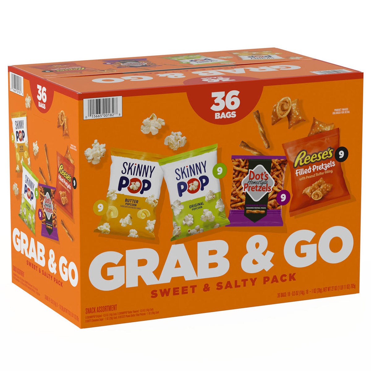 GRAB & GO SWEET & SALTY PACK 36 COUNT BOX - Image 1