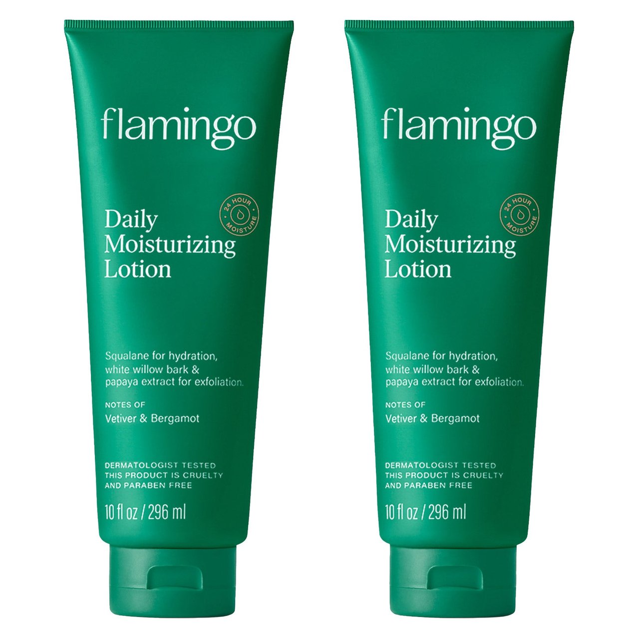 Flamingo Daily Moisturizing Lotion 10 fl oz, 2-Pack - Image 1