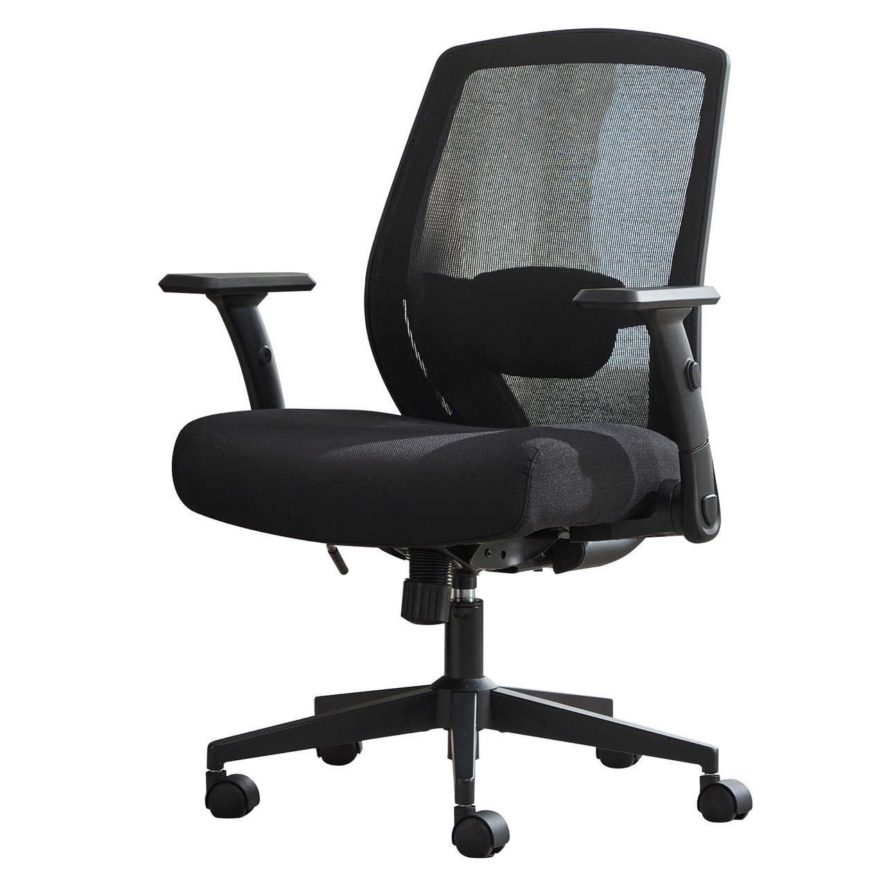 True Innovations ErgoRest Mesh Office Chair with Memory Foam Seat - Image 1