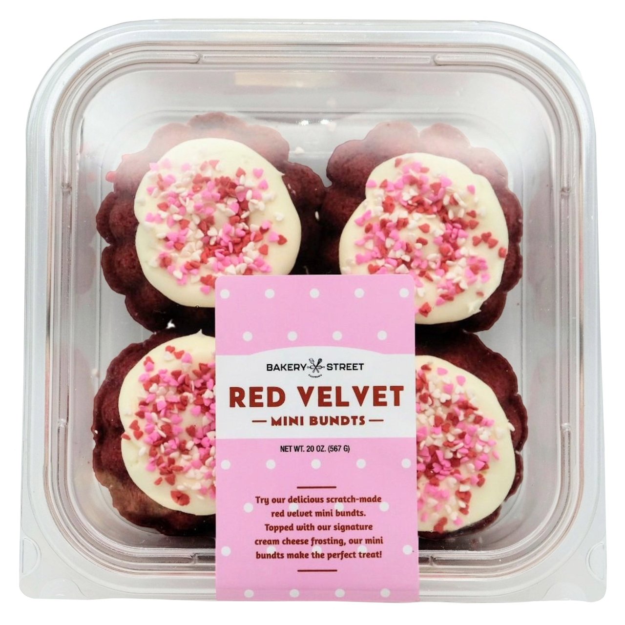 Bakery Street Red Velvet Mini Bundt Cakes, 20 oz - Image 1