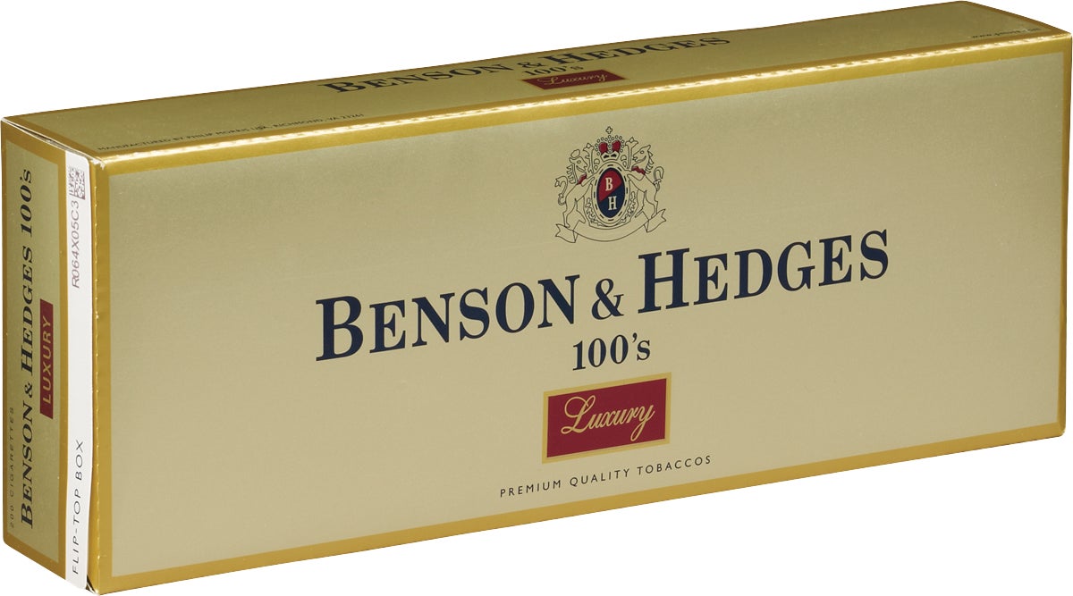 Benson & Hedges Luxury 100s Cigarettes, Box (20 Count)