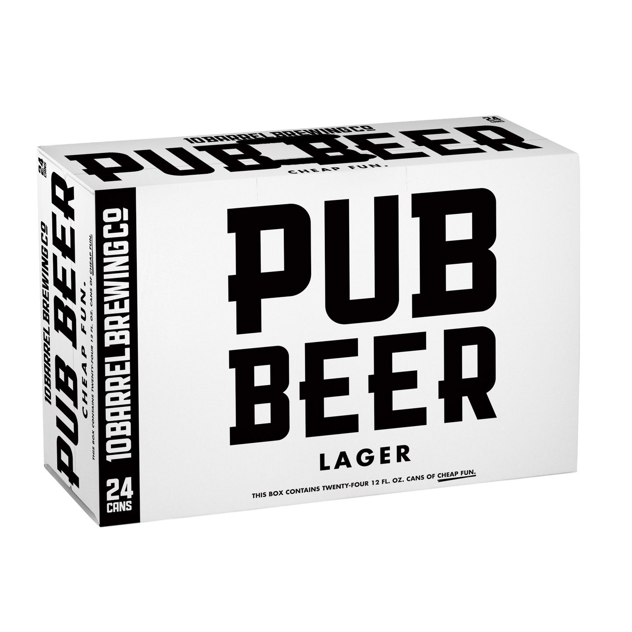 10 Barrel Brewing Pub Beer Lager, Bend, OR 24/12 oz