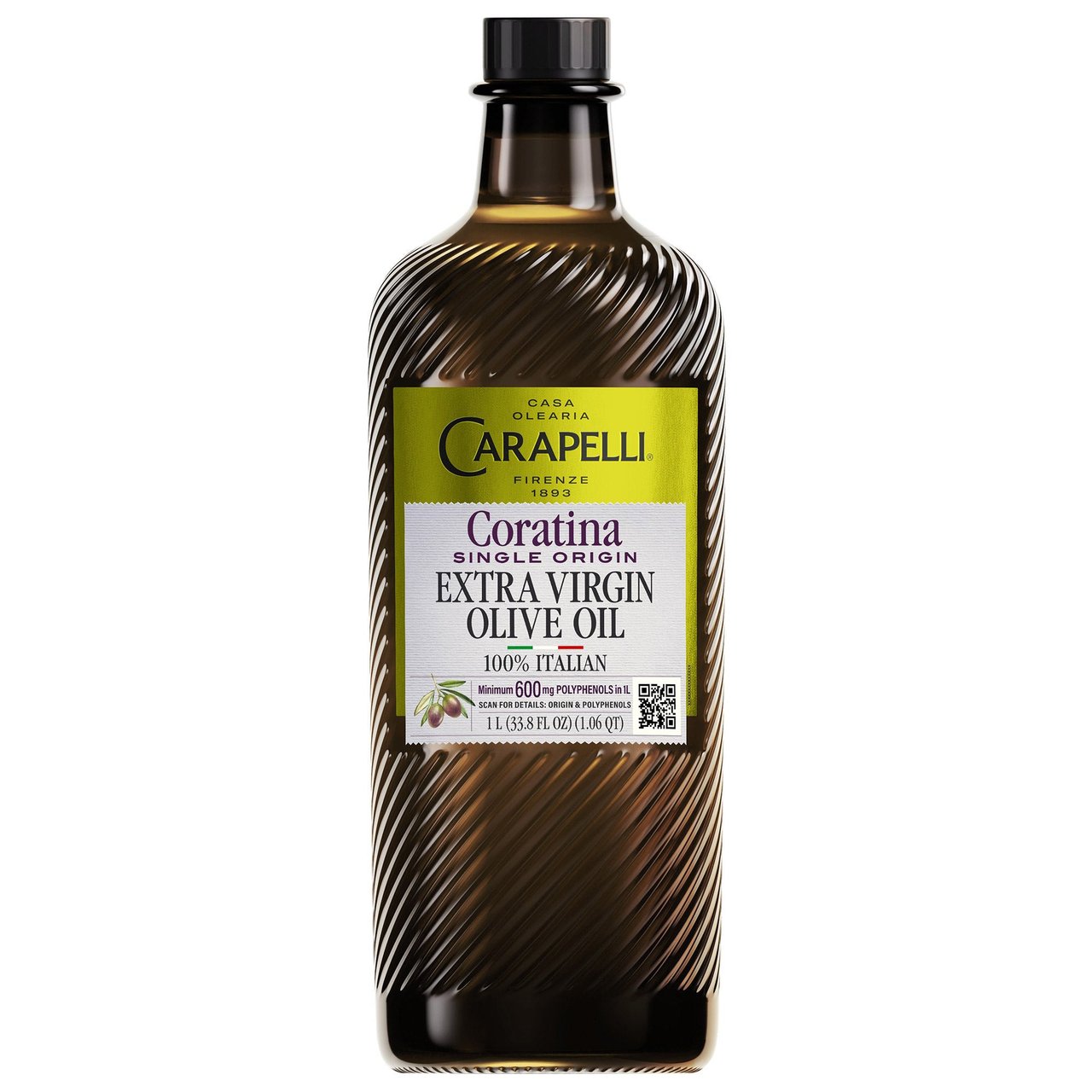 Carapelli Italian Coratina Extra Virgin Olive Oil 33.8 Ounces - Image 1
