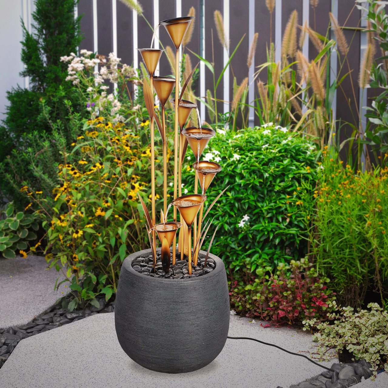 Bond 55" Calla Lily Fountain - Image 1