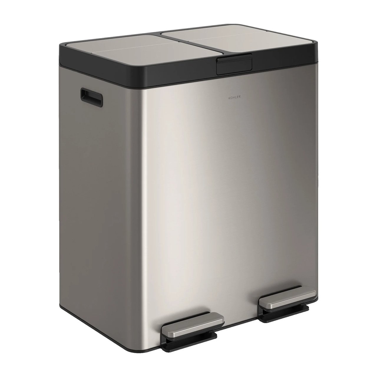 SETUP NOT COMPLETE STAINLESS STEEL STEP TRASH CAN - Image 1