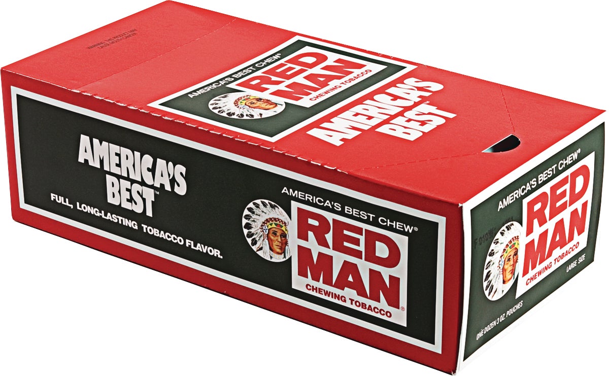 Red Man Chewing Tobacco 3 oz Pouch, 12 Count
