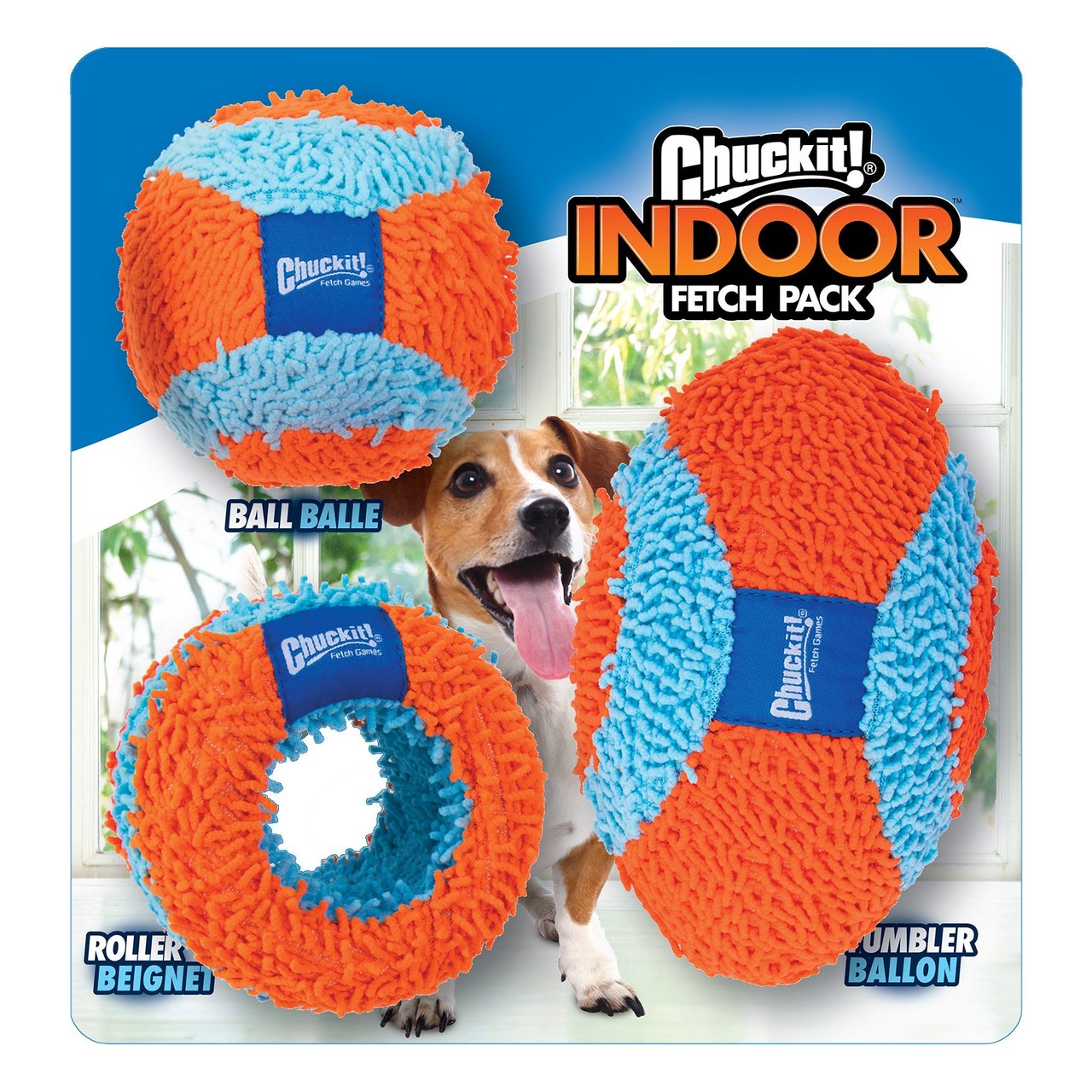 Chuckit! Indoor Fetch Pack 3-Pack - Image 1