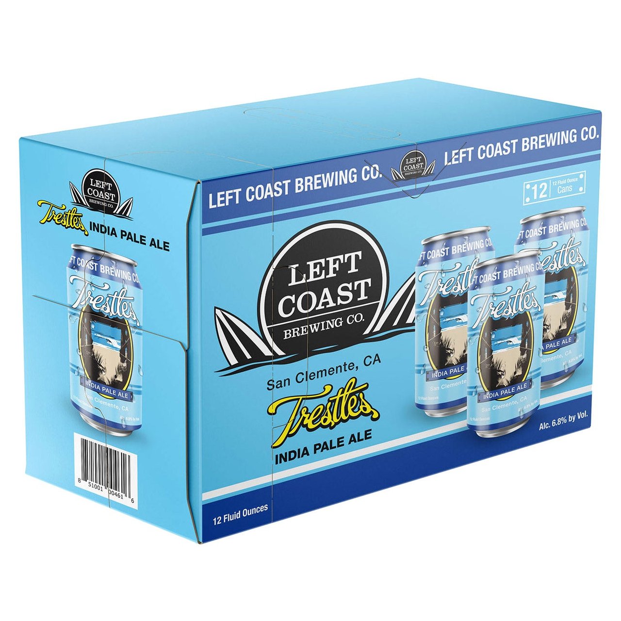 Left Coast Brewing Co. Trestles IPA San Clemente 12/12 oz