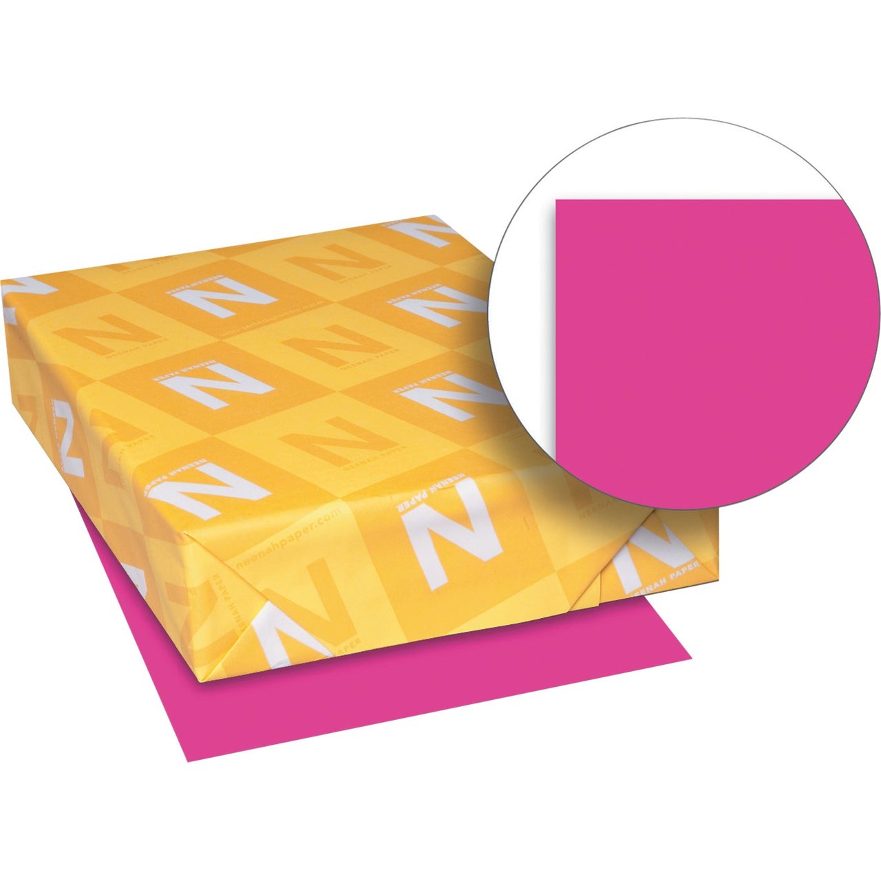 Neenah Astrobrights Fireball Fuchsia Colored Paper WAU22681 500-Sheet Ream