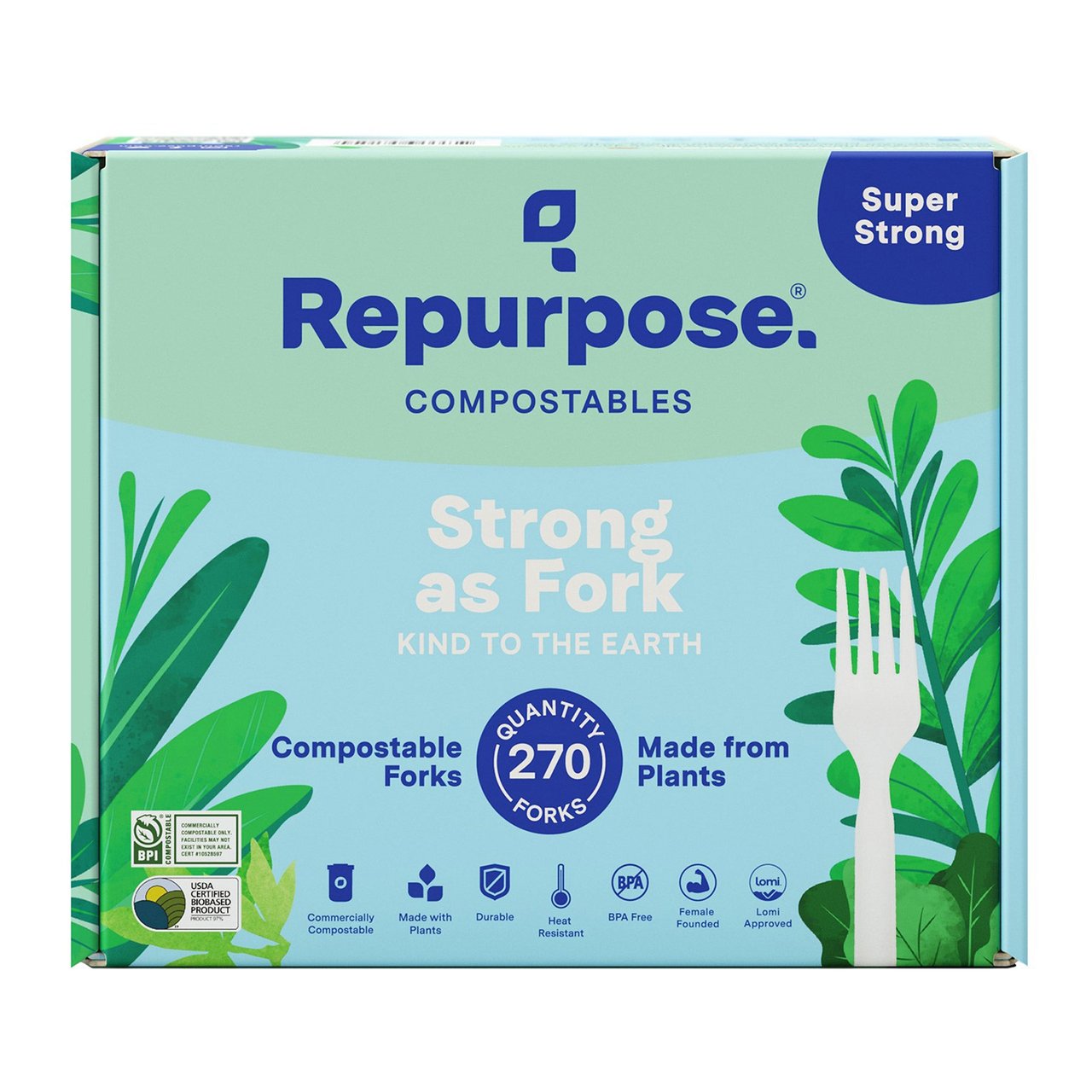 Repurpose Compostable Forks, Set of 270 - Image 1